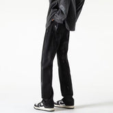 Men Jeans Tie-Dyed Jeans Men's Spring and Autumn Black Straight Pants